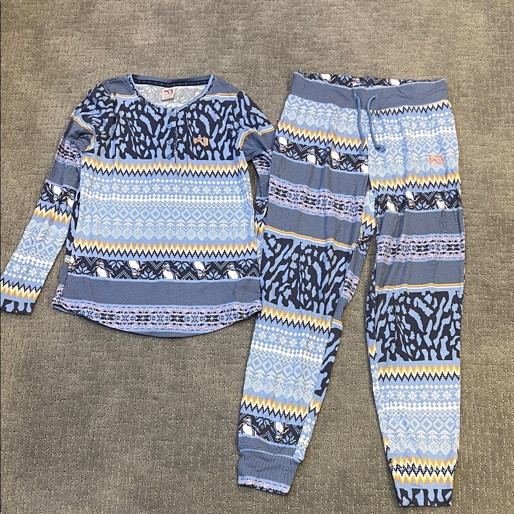 Kari Traa Pajama Set in Blue